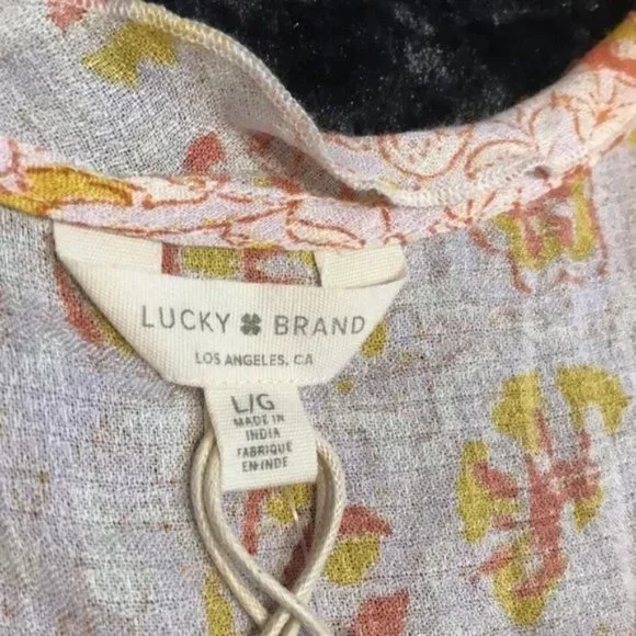 Lucky Brand Print Sleeveless Top. XS, M - Picture 13 of 14